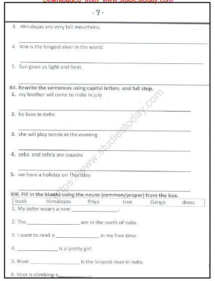 cbse-class-2-english-dictation-words-worksheet